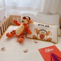 Cool and not ice Summer Air Conditioning Cool Kindergarten Pillowcase Single Black Tech Nanolatex Single Pillowcase