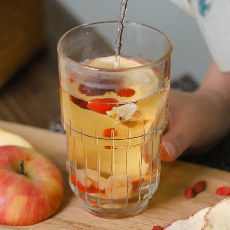 于洛先生苹果黄芪茶熬夜水调理茯苓枸杞桂圆枣适合女生秋冬养生茶