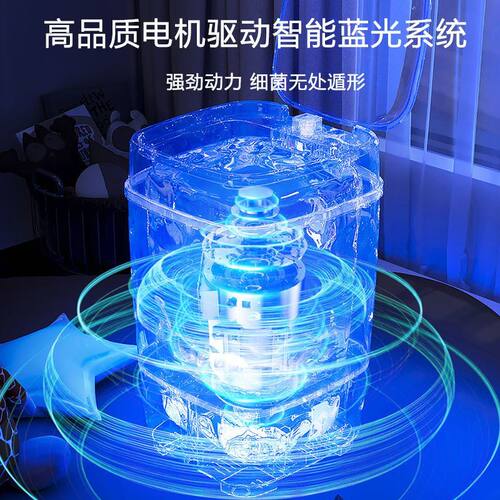VCJ小型洗衣机洗内衣内裤家用专用迷你袜子半自动清洗机宿舍神器 - 图2