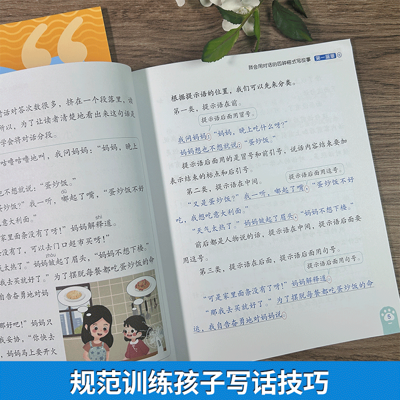 写作喵 从标点开始学写作二年级下册 二年级小学生写作启蒙指导手册 小学生写作提高好词好句标点运用课内外写作提高训练辅导大全 - 图1