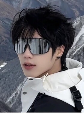 大框户外骑行运动墨镜男女滑雪登山公路防风紫外线太阳镜护目眼镜