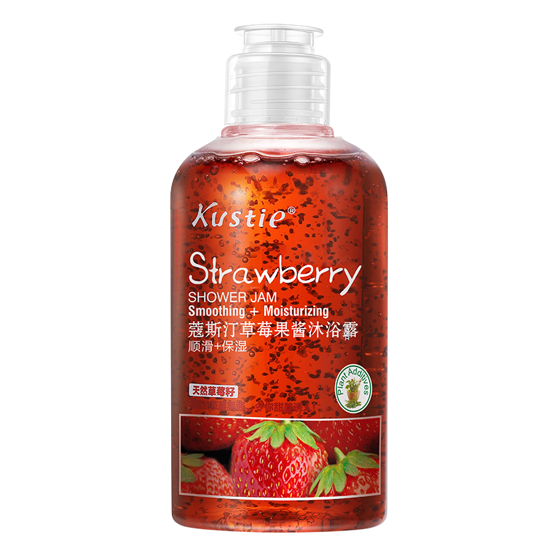 【瘋瘋超級寵粉節】蔻斯汀櫻花玫瑰花瓣草莓果香沐浴露220ml*3_kustie蔻斯汀旗艦店_洗護清潔劑_衛生巾_紙_香薰