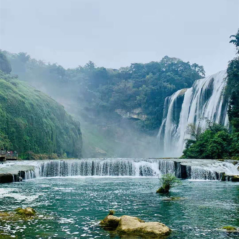 贵州旅游纯玩 8天7晚跟团游 梵净山黄果树万峰林马岭河小七孔西江 - 图2