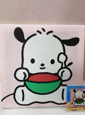 玉桂狗毛球画儿童手工diy制作材料包粘贴画贴纸2026新款儿童玩具