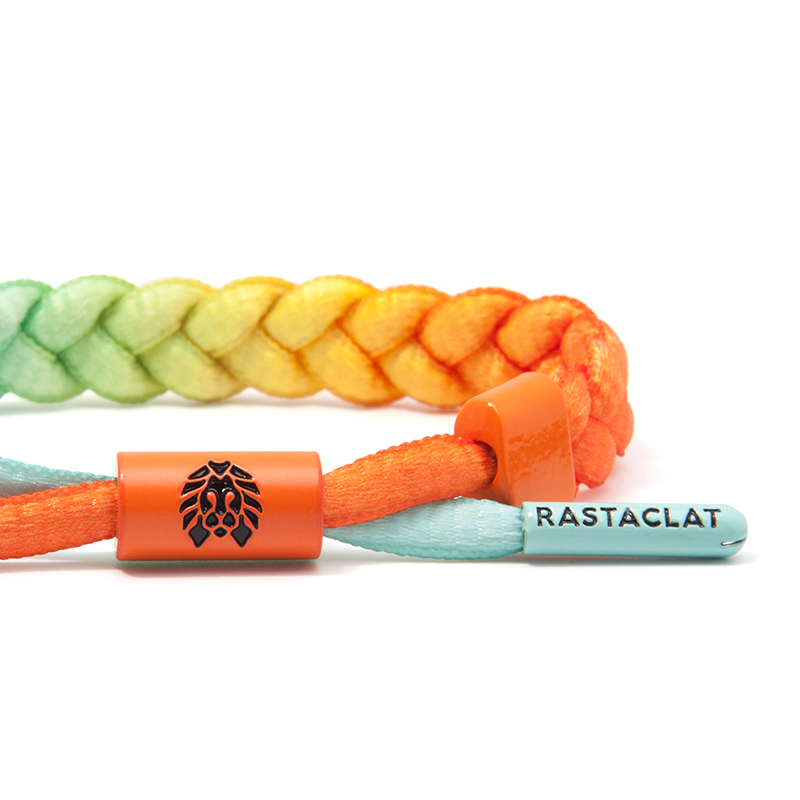 RASTACLAT官方正品小狮子渐变系列橙蓝男女生情侣款手链绳_虎窝淘