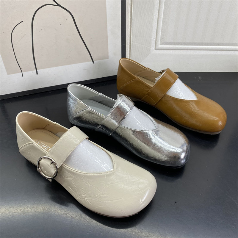 撤柜断码处理女鞋2026春季款时尚复古一字带玛平底浅口圆头小皮鞋,淘宝优惠券,粉丝福利购,淘宝优惠卷