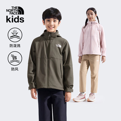 北面童装男女儿童防风防泼水软壳衣外套户外秋TheNorthFace|89XF - 图0