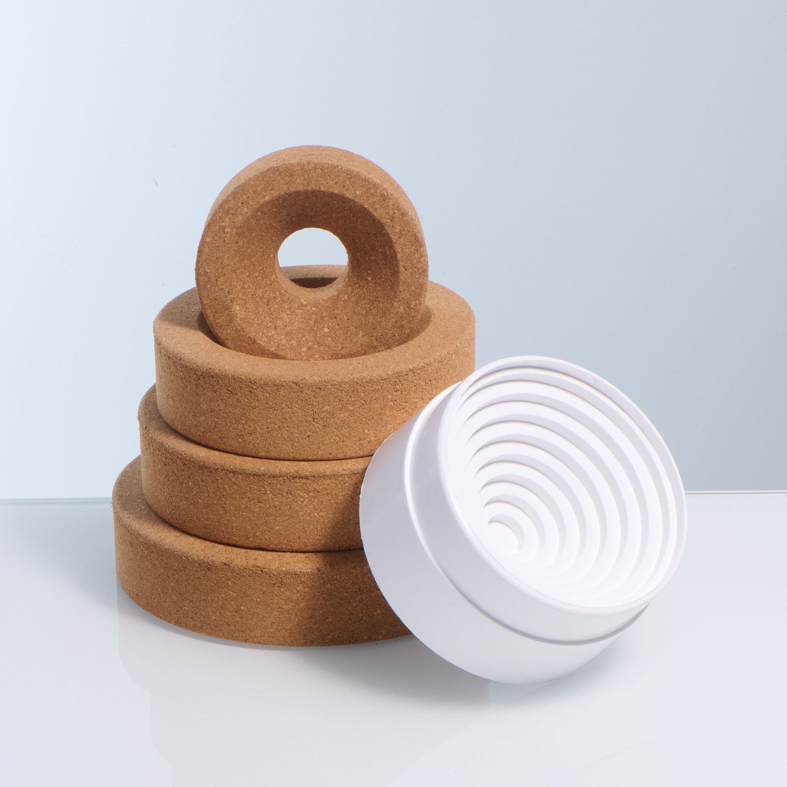 Sanaisi flask holder cork plastic rubber holder