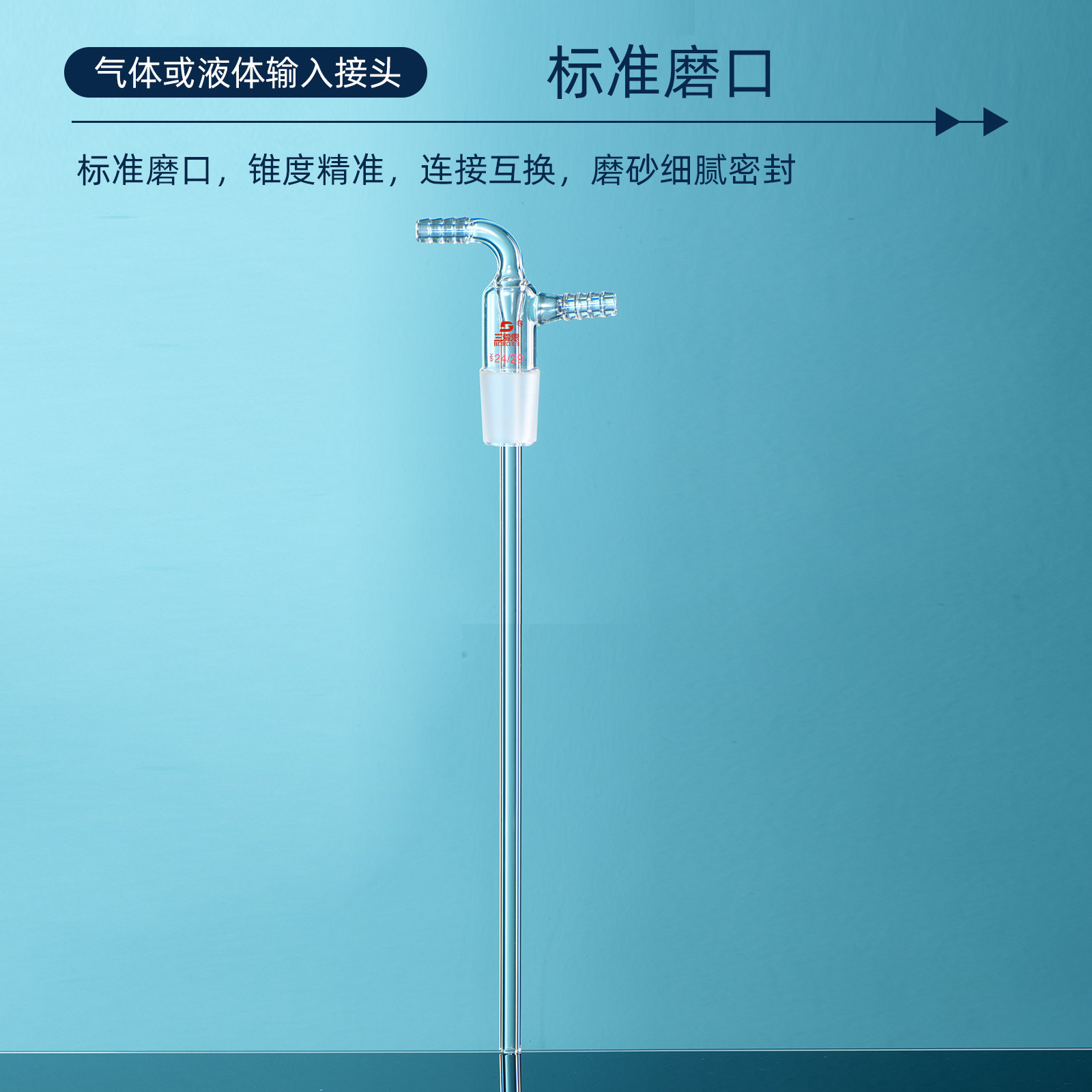 Sanaisi gas or liquid input connector