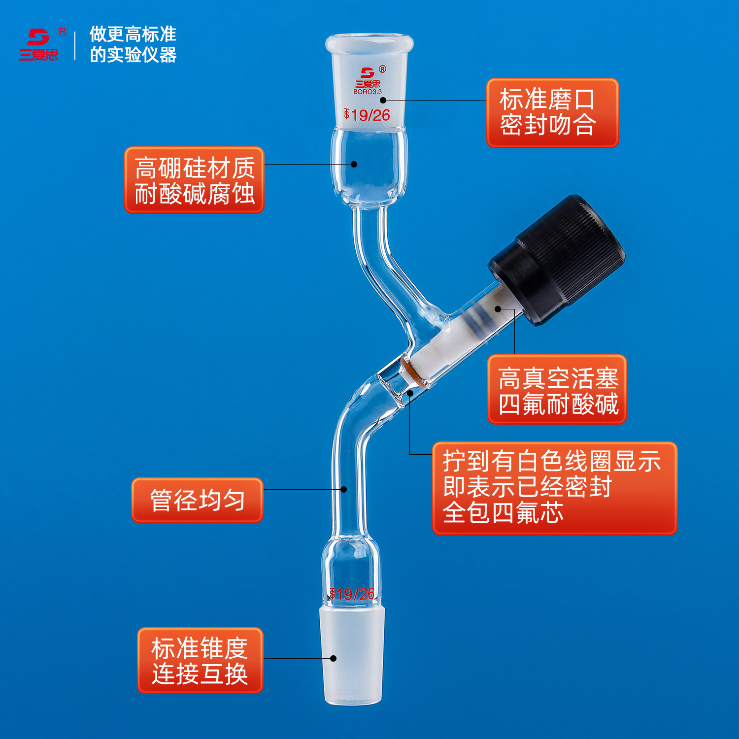 Sanaisi solvent transfer joint high vacuum valve