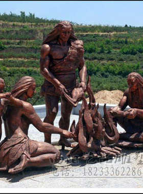 北京情景人物雕塑