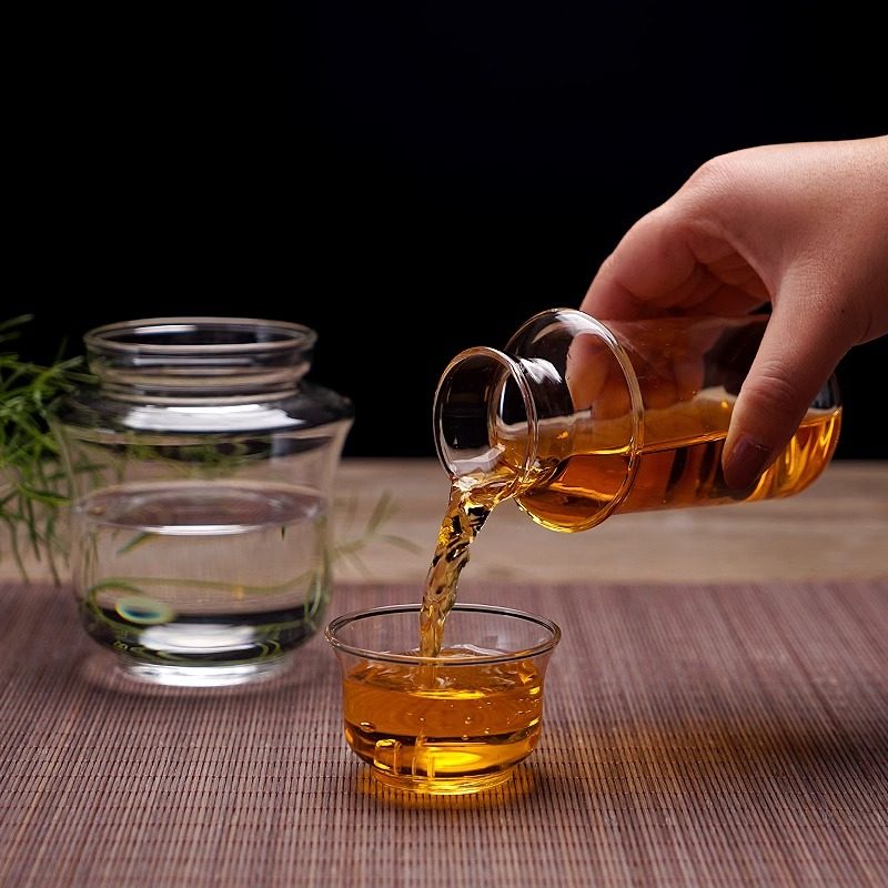 耐热玻璃家用四两白黄酒杯温酒壶三件式暖酒器烫酒热酒壶酒具套装,淘宝优惠券,粉丝福利购,淘宝优惠卷