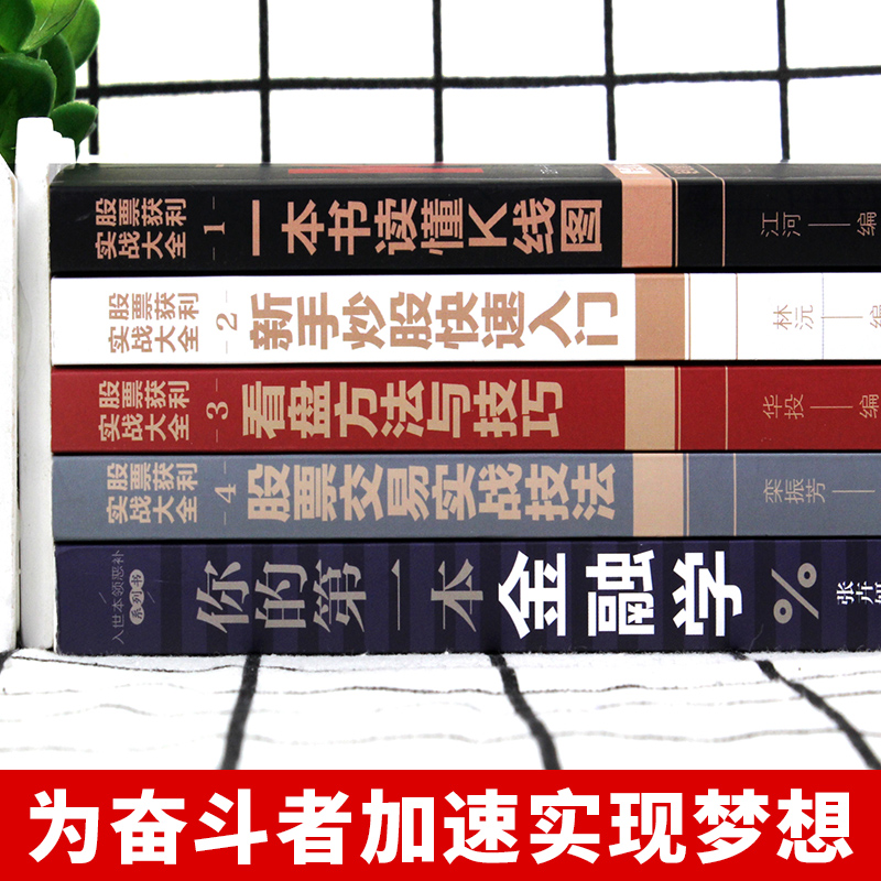 股票获利实战大全全5册 股市书籍炒股书籍 看盘技巧 K线图 股票入门基础知识与技巧股票投资书籍从零开始学炒股书籍新手实用技巧书 - 图2