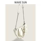 Небольшая дизайнерская летняя сумка подмышку, небольшая сумка, сумка на одно плечо, изысканный стиль, французский стиль