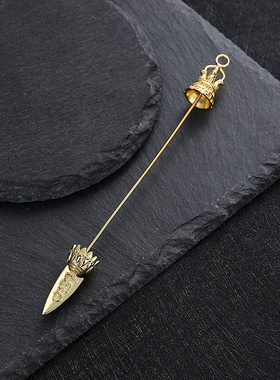 金刚杵六字真言天珠吊坠扣头配件