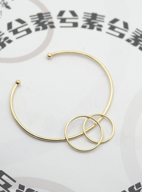 简约风格超细素圈戒指基本款细线