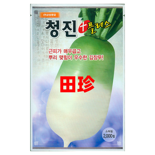 萝卜种子田珍青头首秋季腌泡菜高产韩国大白罗卜莱孑蔬菜种籽寿光 - 图0