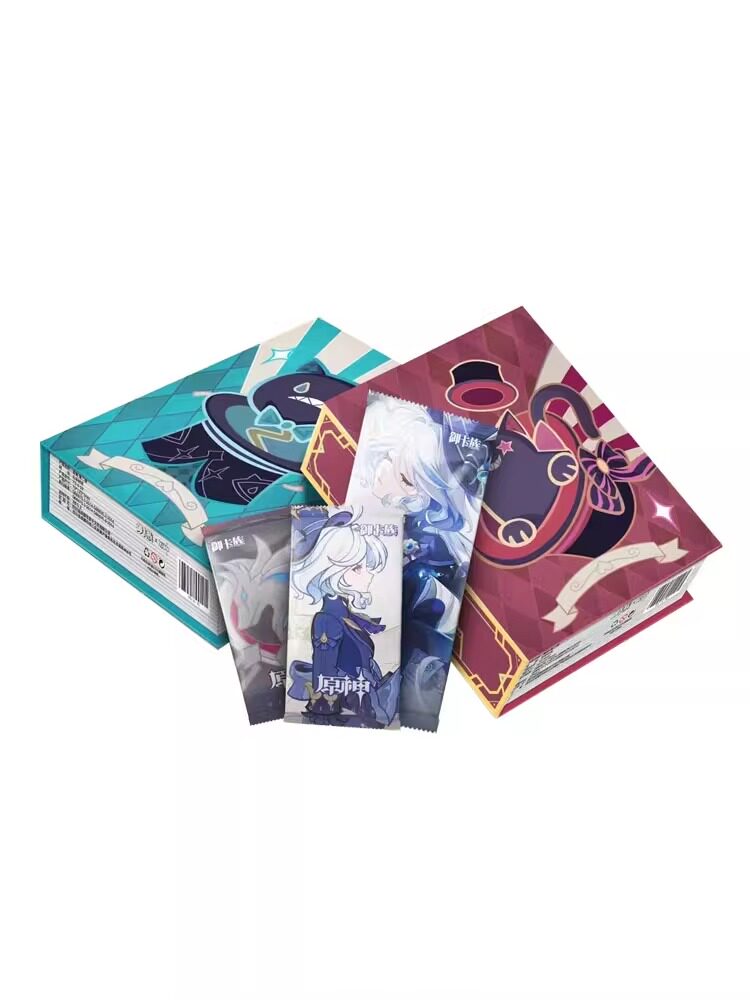 御卡族原神卡片第二弹游戏动漫周边收藏盲盒卡牌稀有三层直角厚卡