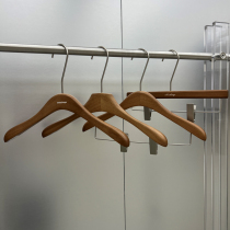 Clothes hanger Clothing Shop Special Walnuts Color Solid Wood Non-slip Upscale Wooden Trousers Rack Anti Slip No-beech wood clothes brace pants clip