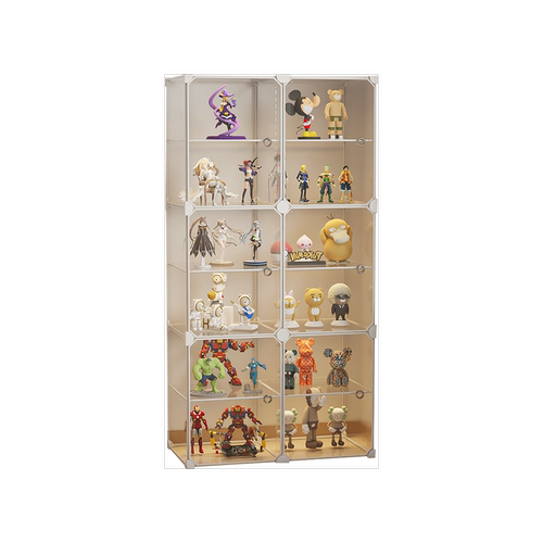 乐高积木展示柜家用玩具小摆件收纳盒透明防尘置物架手办展示架子 - 图3