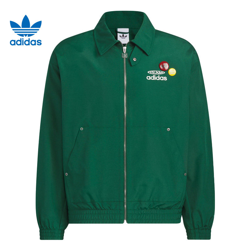 adidas阿迪达斯三叶草男子运动休闲夹克外套KC0136 - 图3