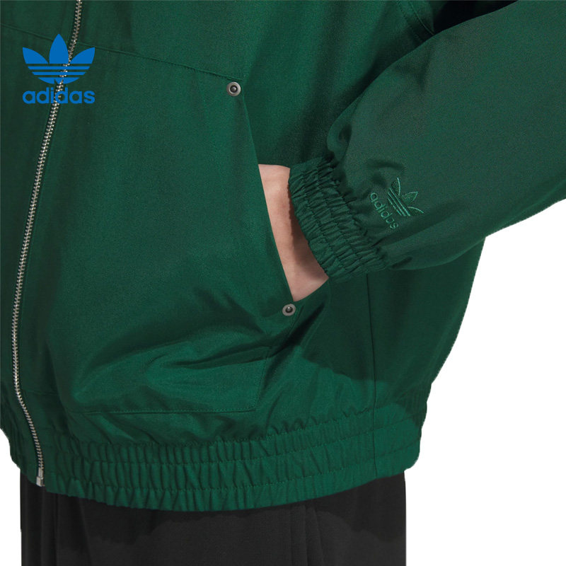 adidas阿迪达斯三叶草男子运动休闲夹克外套KC0136 - 图2