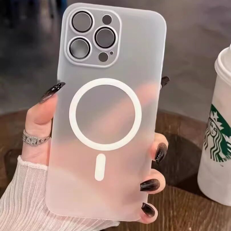 适用苹果16手机壳iphone15promax新款17磁吸壳Magsafe无线充14pro自带镜头膜13超薄12磨砂11高级感plus防摔