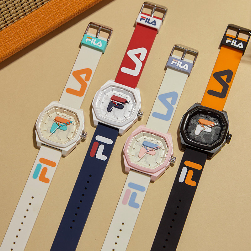 fila 2021新款情侣运动防水老爹手表 辰诺手表国产腕表