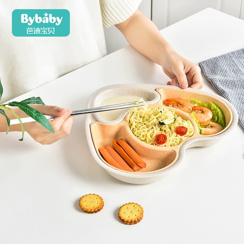 Обеденная тарелка для кормления, защитный комплект для домашнего использования для детского сада для еды