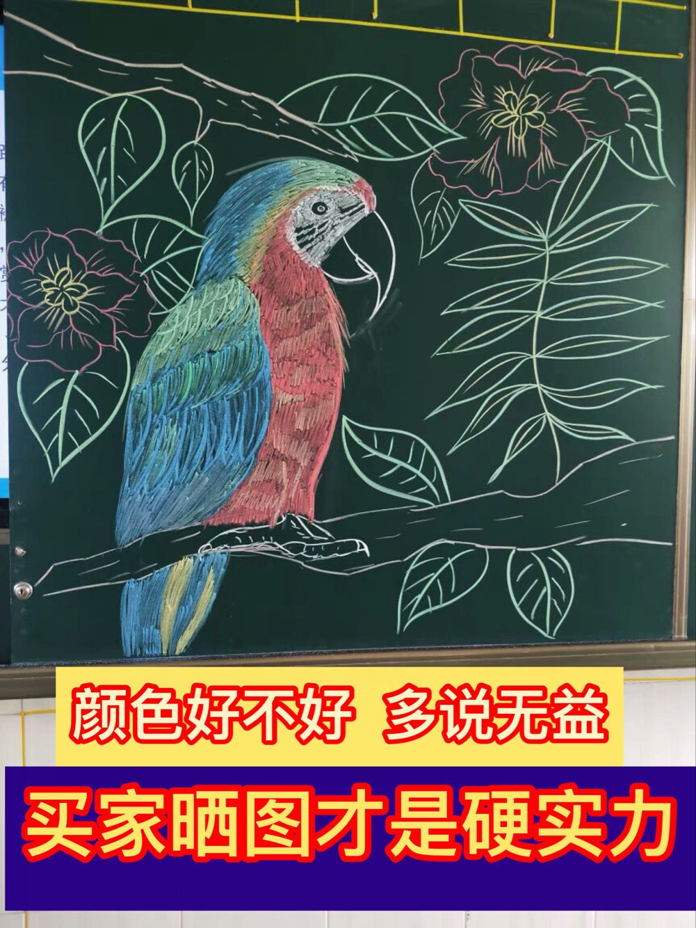 诚鑫粉笔彩色儿童安全无毒黑板教学白色粉笔儿童无尘绘画粉笔套餐 - 图0