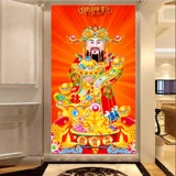 Бог богатства бриллиантские алмазные буровые бурные комнаты спальня Fortune God Drilling Cross вышивка 2023 Новая вышитая бриллианто