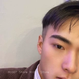 Геометричные небольшие дизайнерские этнические серьги, простой и элегантный дизайн, тренд сезона, этнический стиль, без проколов ушей