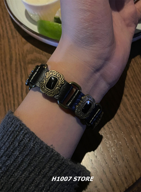 民族风拼接手链复古中古废土风小众设计高级感手串2025年新款手饰