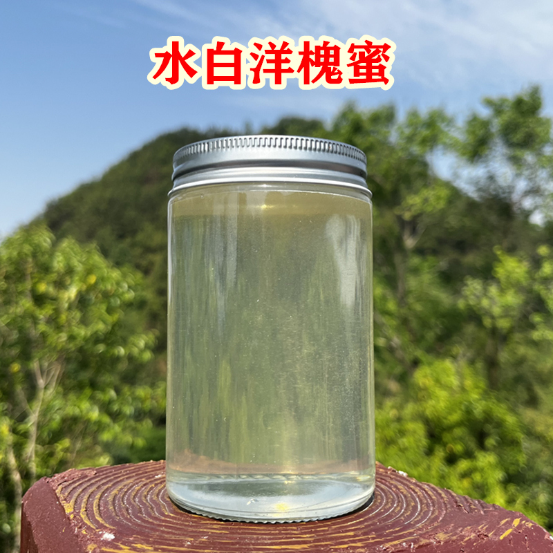 洋槐蜂蜜陕西延安水白槐花蜂蜜纯正天然槐花蜜农家刺槐火大无添加