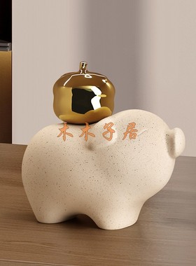 陶瓷招财摆件吉祥家居富贵好运礼