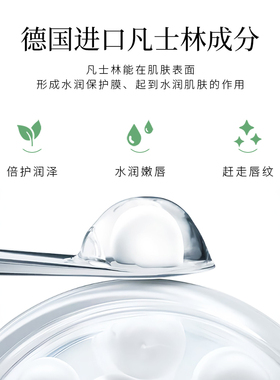 凡士林高倍湿润防裂淡唇纹润唇膏