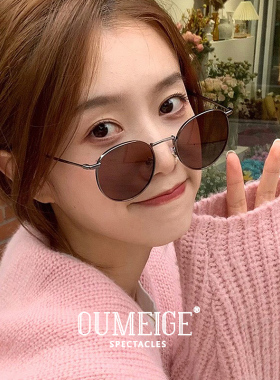 倪妮迪丽热巴同款墨镜可配近视