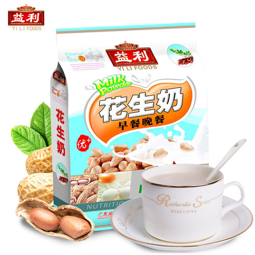 益利花生奶560g早餐晚餐即冲即饮即食营养早餐冲饮营养16独立小包 - 图0