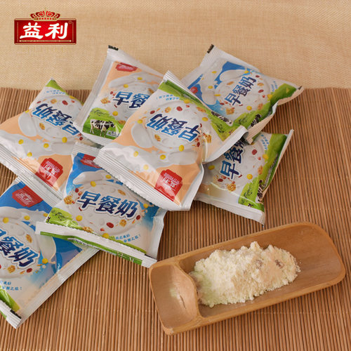 益利核桃早餐奶营养早餐免煮即冲即食代餐粉核桃牛奶早餐奶600g - 图1