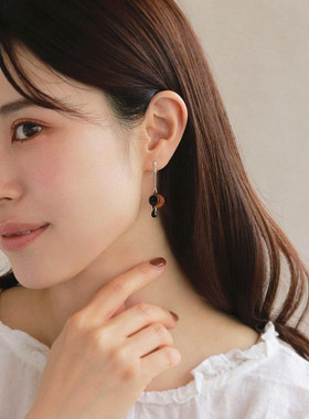 OSEWAYA日本制Ayatorie耳环手作情侣马克杯美式咖啡耳钉有耳洞女