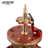 Jifeng Monsoon Smoke Display Sead Copper Counting Flower Pineapple Grid Вращение Деревянное.