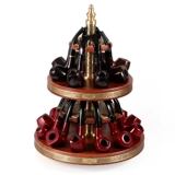 Jifeng Monsoon Smoke Display Sead Copper Counting Flower Pineapple Grid Вращение Деревянное.