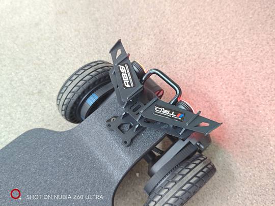 Skateboard induction tail light electric skateboard rear wing brake light handrail light skateboard handrail indicator light