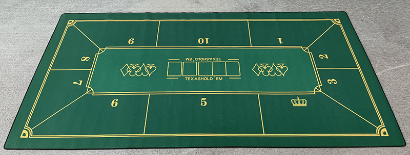 德州扑克桌垫桌布带锁边可定做-图1