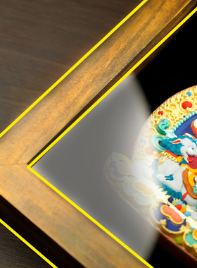 千古意手绘擦擦实木摆台