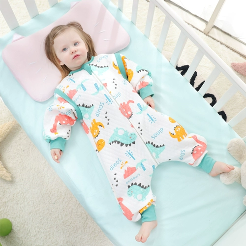 Спальный мешок детский весна и осень тонкий детский удар -скрикет, артефакт детский спальный мешок Спятный мешок осень и зимний густой ребенок четыре сезона Универсал