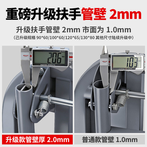 小推车拉货平板车推货车静音手推车货车折叠搬运车平板推车拉货车 - 图2