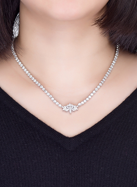 卓蝶珠宝克拉宴会两用万能扣项链