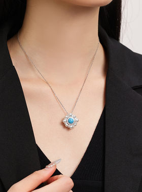 卓蝶珠宝幸运四叶草吊坠胸针2用款