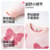 Annai children's clothing girls round neck long-sleeved sweater sweater 2025 winter new fashion sweet jacquard warm